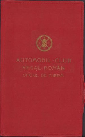 Mapă Automobil-Club Regal Român, Oficiul de Turism, perioada interbelică