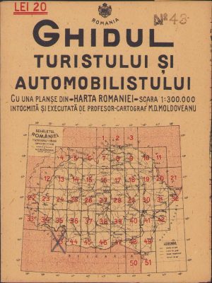 Flămânda, harta nr 43, 1936, Ghidul turistului și automobilistului