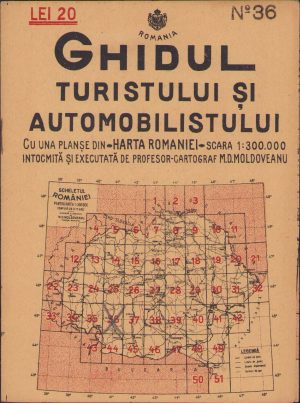 Târgu Jiu, harta nr 36, 1936, Ghidul turistului și automobilistului