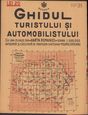 Tătărăști, Tarutino, harta nr 31, 1936 Ghidul turistului și automobilistului