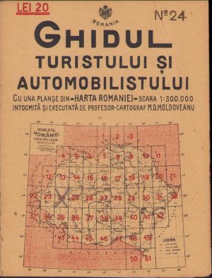 Lugoj, harta nr 24, 1936, Ghidul turistului și automobilistului