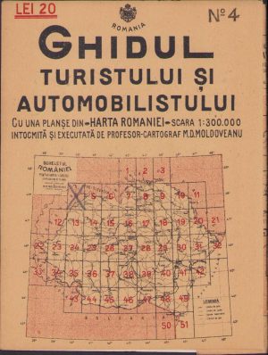 Carei, harta nr 4, 1936, Ghidul turistului și automobilistului