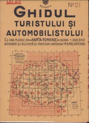Purcari, harta nr 21, 1936, Ghidul turistului și automobilistului