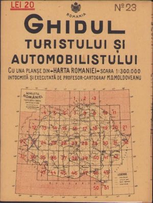 Timișoara, Arad, harta nr 23, 1936, Ghidul turistului și automobilistului
