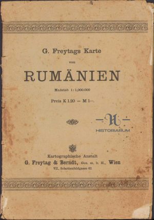 Harta Regatului României, tipărită în Germania