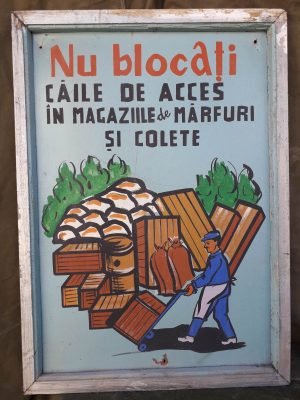 Tablă vopsită protecția muncii, România comunistă