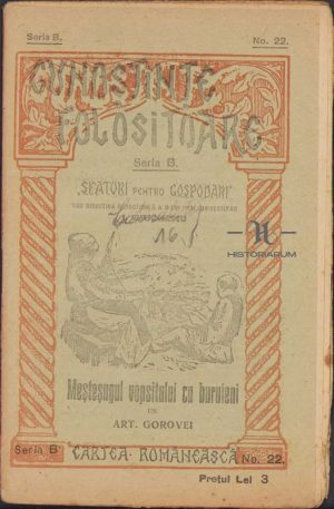 Meșteșugul văpsitului cu burueni de Art Gorovei, fără an