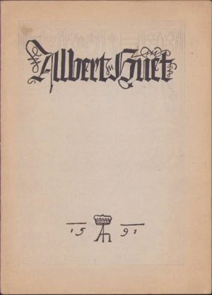Albert Huet (1537 - 1607), Editura Corvina, Brașov, fără an