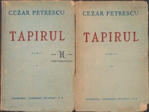 Tapirul de Cezar Petrescu, 1946, ediția I, volumele I și II