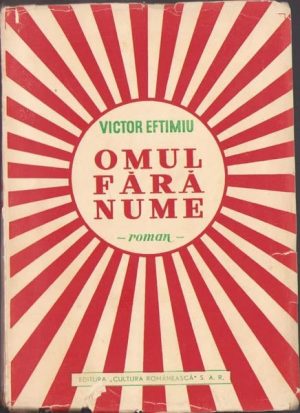 Dedicația, manu propria, lui Victor Eftimiu către Tudor Arghezi, pe acest volum al său, Omul fără nume din anul 1940