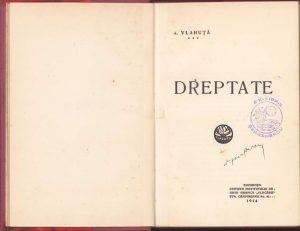 Dreptate. Nuvele de Alexandru Vlahuță, ediția I, 1914