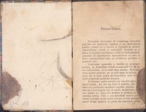 Instrucţiune la propunerea eserciţiuloru verbali şi memoriali pentru clasa I şi II a scóleloru poporali de Toma Roșianu, 1870, Buda