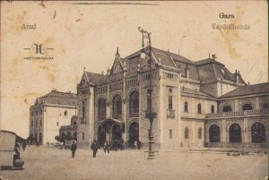 Gara Arad, carte poștală