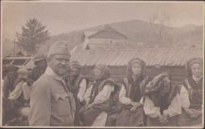 Rittmeister Julius Graetz din Sibiu în Galiția sau Bucovina, iulie 1915