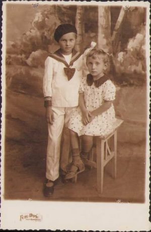 Copii, studio Dako, Bălți, Basarabia