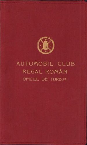 Mapă Automobil-Club Regal Român, Oficiul de Turism, perioada interbelică