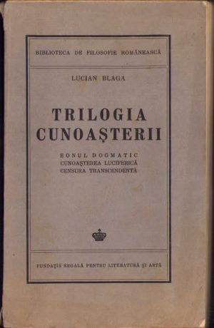 Trilogia cunoașterii, Eonul dogmatic, Cunoașterea luciferică, Censura transcendentă de Lucian Blaga, 1943