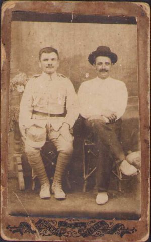 Jandarm român cu bluză model 1912/1916