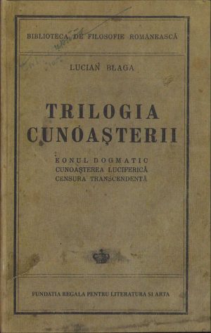 Trilogia cunoașterii, Eonul dogmatic, Cunoașterea luciferică, Censura transcendentă de Lucian Blaga, 1943
