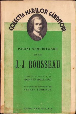 Pagini nemuritoare ale lui J J Rousseau, 1939