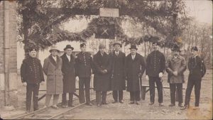 Mineri în uniformă, mina Doman, 1931