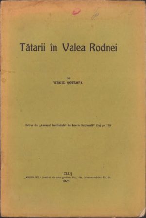 Tătarii în Valea Rodnei de Virgil Șotropa, 1925