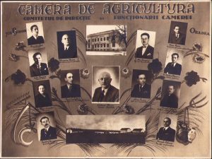 Comitetul de direcțiune și funcționarii Camerei, Camera de Agricultură Oradea, județul Bihor, anii 1930