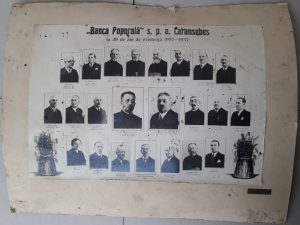 Personalul Băncii Poporale din Caransebeș la aniversarea a 30 ani de existență, 1907 - 1937