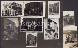Lot de 9 fotografii de la Ateliere CFR Cluj, anii 1930