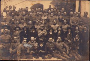 Amintire dela depunerea jurământului recruților Regt 17 Infanterie în ziua de 25 Martie 1923 în orașul Lugoj