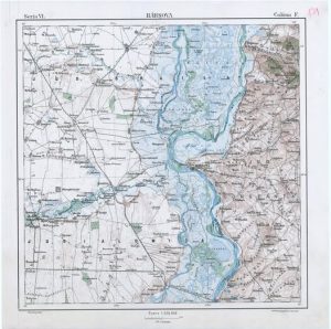 Hartă Hârșova, anul 1904, Institutul Geografic al Armatei