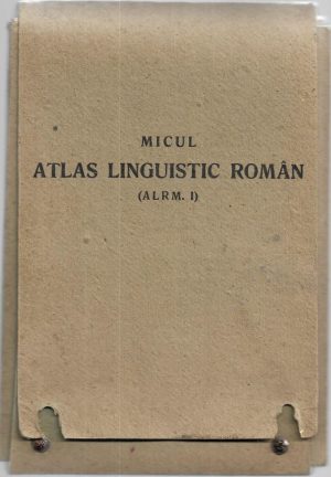 Micul atlas linguistic român (ALRM I) de Sextil Pușcariu și Sever Pop, volumul I, Părțile corpului omenesc și boalele lui, 1938, Muzeul Limbii Române, Cluj