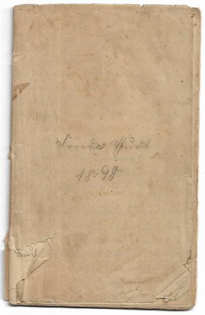 Carnet scris de mână cu creion, în limba germană cu litere gotice, anul 1898, Transilvania