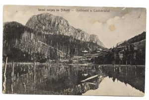 Lacul ucigaș cu Țohard, carte poștală