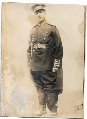 Militar român dintr-un regiment de artilerie de gardă, 1932
