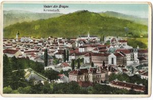 Vederi din Brașov, carte poștală