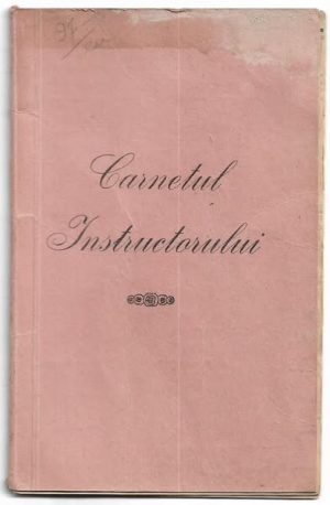 Carnetul Instructorului, comandantul grupei, 1943/1944, Școala de ofițeri în rezervă a cavaleriei