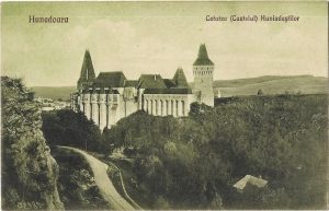 Hunedoara, cetatea (castelul) Huniadeștilor, carte poștală