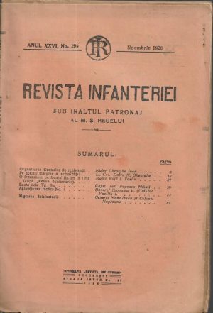 Revista infanteriei, 299/1926