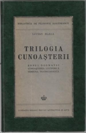 Trilogia cunoașterii, Eonul dogmatic, Cunoașterea luciferică, Censura transcendentă de Lucian Blaga, 1943