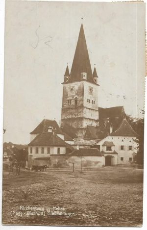 Biserica fortificată din Cisnădie, carte poștală