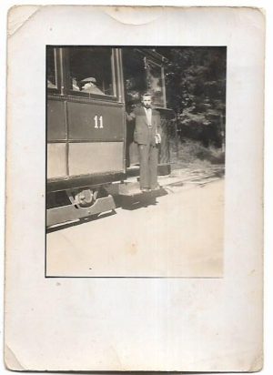În tramvaiul din Dumbravă, Sibiu, 1941