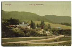Predeal, Scóla și Monastirea, carte poștală