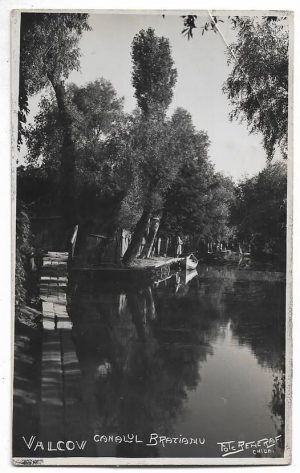 Vâlcov, Canalul Brătianu, carte poștală