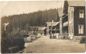 Casa de cură Hohe Rinne, Păltiniș, 1930, carte poștală