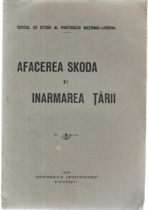 Afacerea Skoda și înarmarea țării, Cercul de studii al Partidului Național-Liberal, 1935