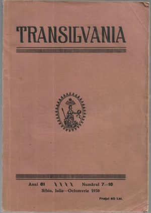 Transilvania, 7-10/1930