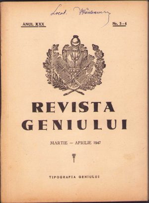 Revista Geniului, 3-4/1947