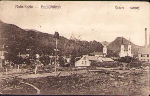 Baia Sprie, vedere, carte poștală, circulată Pitești