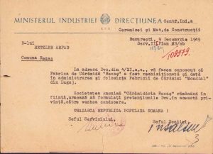 Rechiziția Fabricii de cărămidă Recaș, 1949
